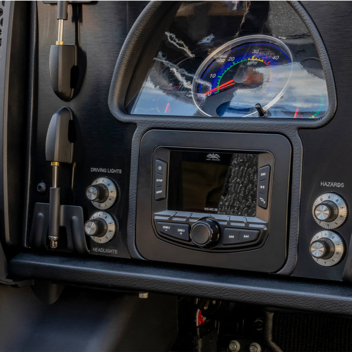 WS-MC-20 | Wet Sounds™ 2-Zone Media Center w/ SiriusXM-Ready® and NMEA 2000 Connectivity