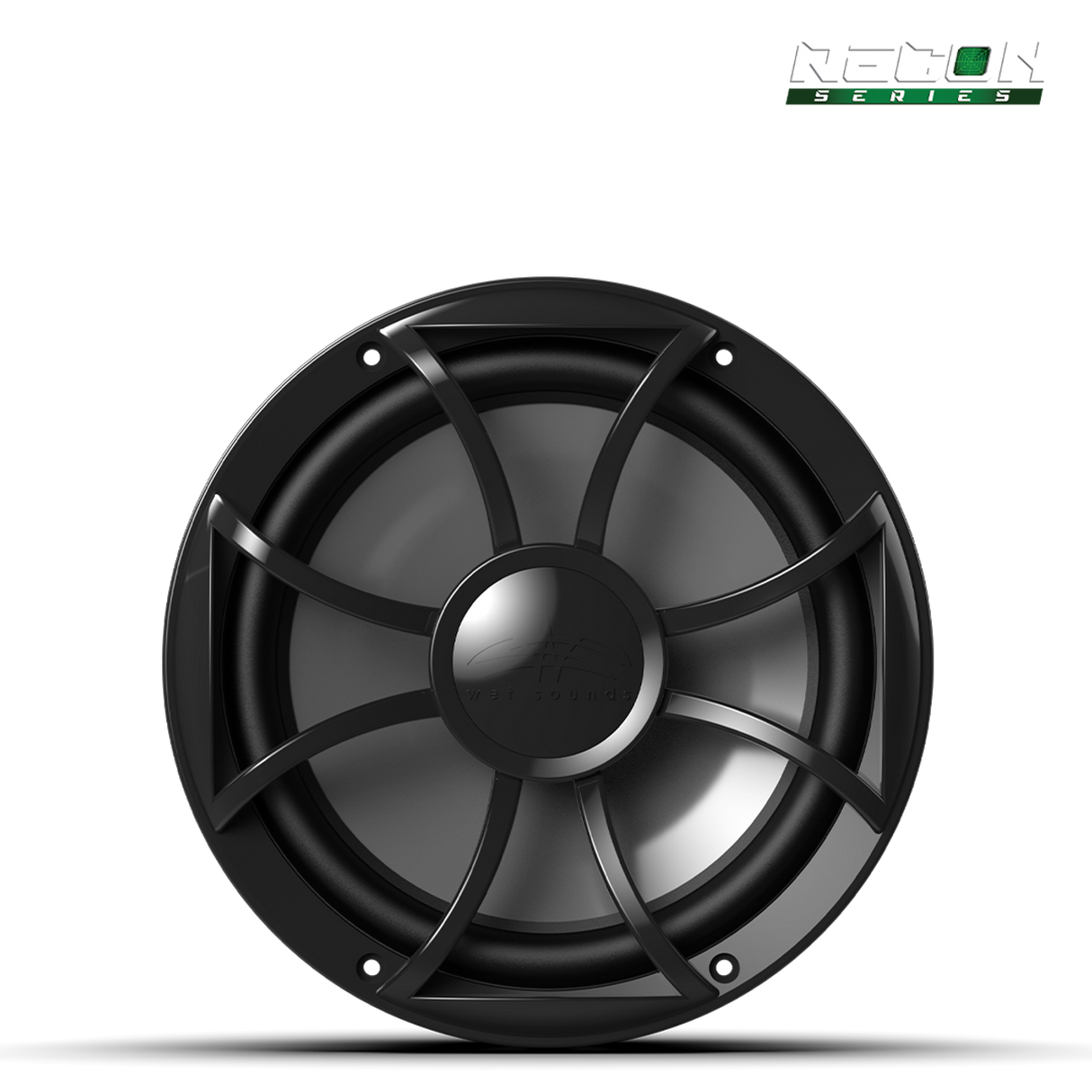 RECON 10 FA-BG | Wet Sounds RECON™ Series 10-inch Free-Air Marine Subwoofer - 4Ω Black with XS Black Grille