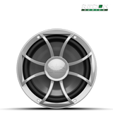 RECON 10 FA-S | Wet Sounds RECON™ Series 10-inch Free-Air Marine Subwoofer - 4Ω Black with XS Silver Grille