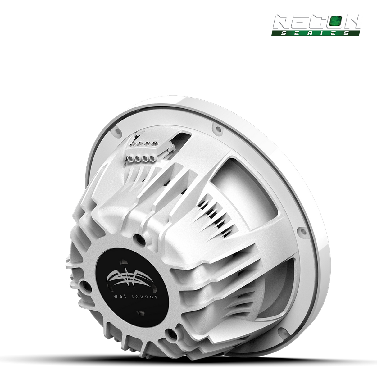 RECON 10 FA-XW-W | Wet Sounds RECON™ Series 10-inch Free-Air Marine Subwoofer - 4Ω White with XW White Grille