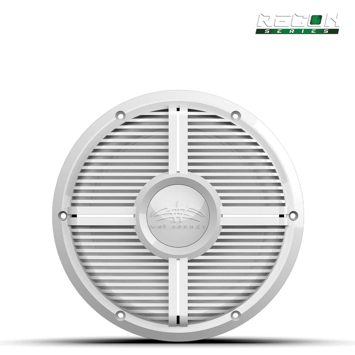 RECON 10 FA-XW-W | Wet Sounds RECON™ Series 10-inch Free-Air Marine Subwoofer - 4Ω White with XW White Grille