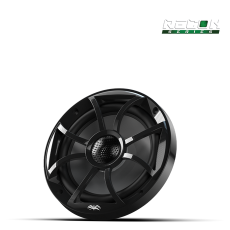 RECON 6-BG RGB | RECON™ Series 6.5-inch High-Output Component Style Coaxial Speakers w/ XS-Black RGB Grilles