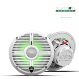 RECON 6 XW-W RGB | RECON™ Series 6.5-inch High-Output Component Style Coaxial Speakers w/ XW-White RGB Grilles