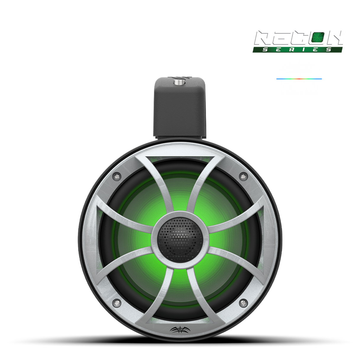 RECON 6 POD-B | Wet Sounds™ 6.5-Inch Coaxial Tower Speakers w/ XS-Silver RGB Grilles