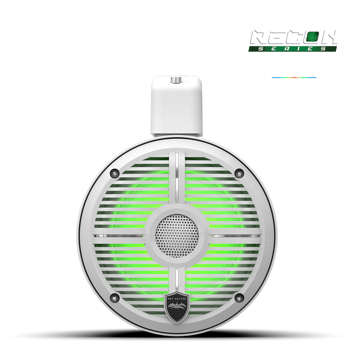 RECON 6 POD-W | Wet Sounds™ 6.5-Inch Coaxial Tower Speakers w/ XW-White RGB Grilles