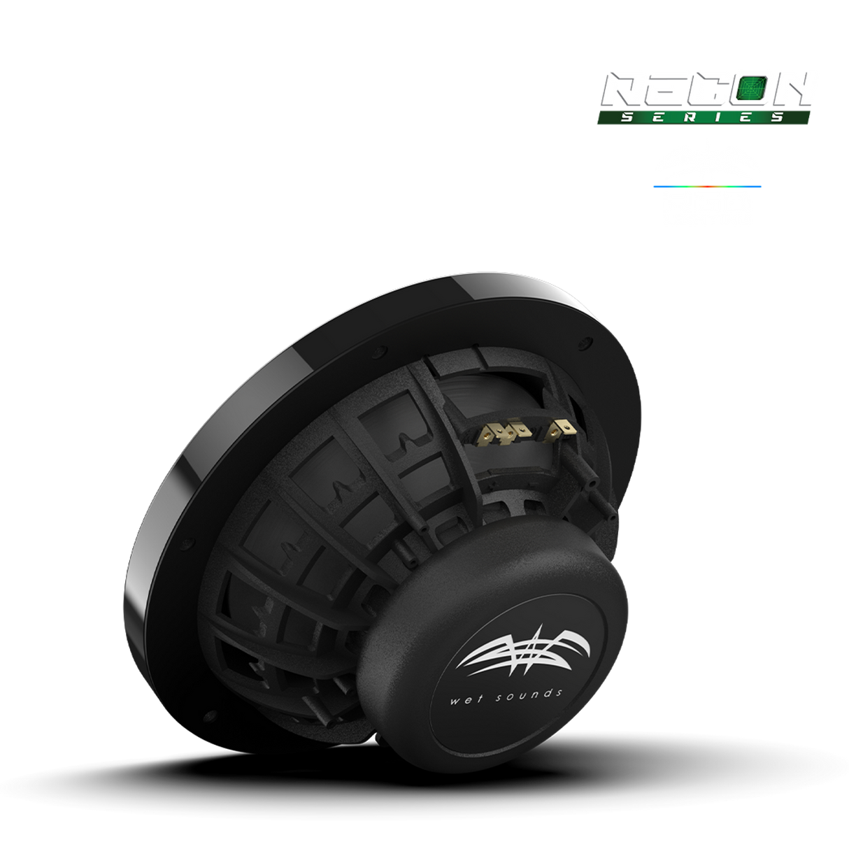 RECON 8-BG RGB | RECON™ Series 8-inch High-Output Component Style Coaxial Speakers w/ XS-Black RGB Grilles