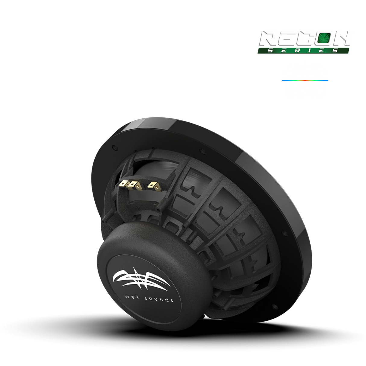 RECON 8-BG RGB | RECON™ Series 8-inch High-Output Component Style Coaxial Speakers w/ XS-Black RGB Grilles