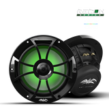 RECON 8-BG RGB | RECON™ Series 8-inch High-Output Component Style Coaxial Speakers w/ XS-Black RGB Grilles