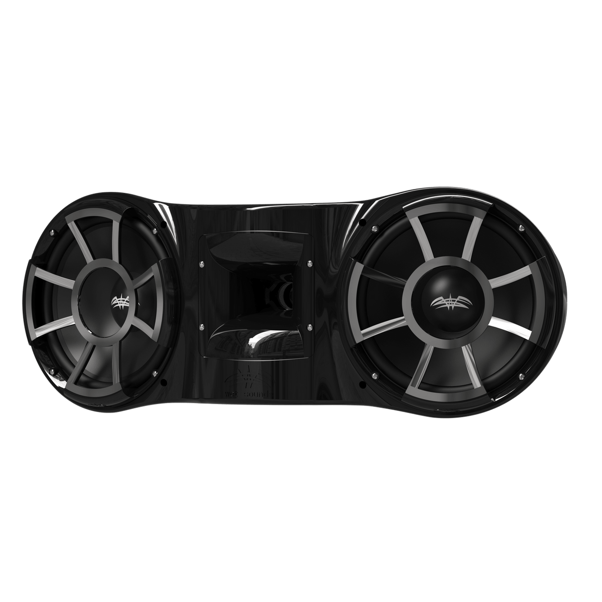 REV 410 Black V2 | Wet Sounds Revolution Series Dual 10" Black Tower Speaker