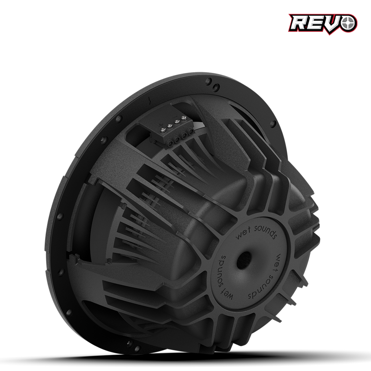 REVO 10 FA S4 V3 | Wet Sounds REVO Series 10-inch Free-Air Marine Subwoofer - 4Ω Black