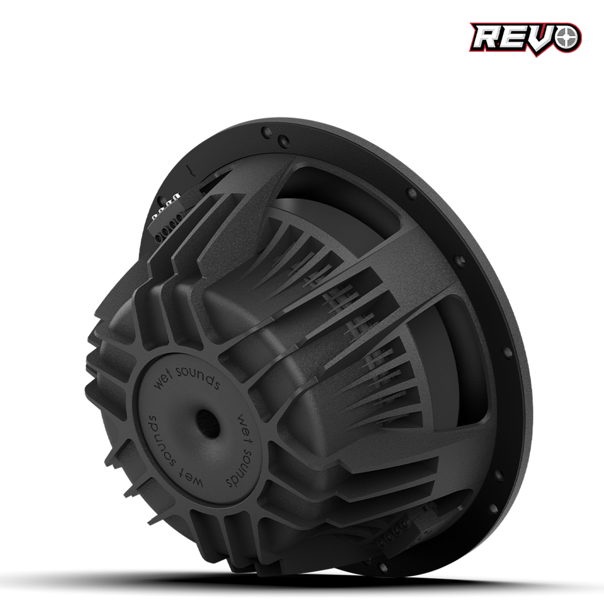 REVO 10 FA S4 V3 | Wet Sounds REVO Series 10-inch Free-Air Marine Subwoofer - 4Ω Black