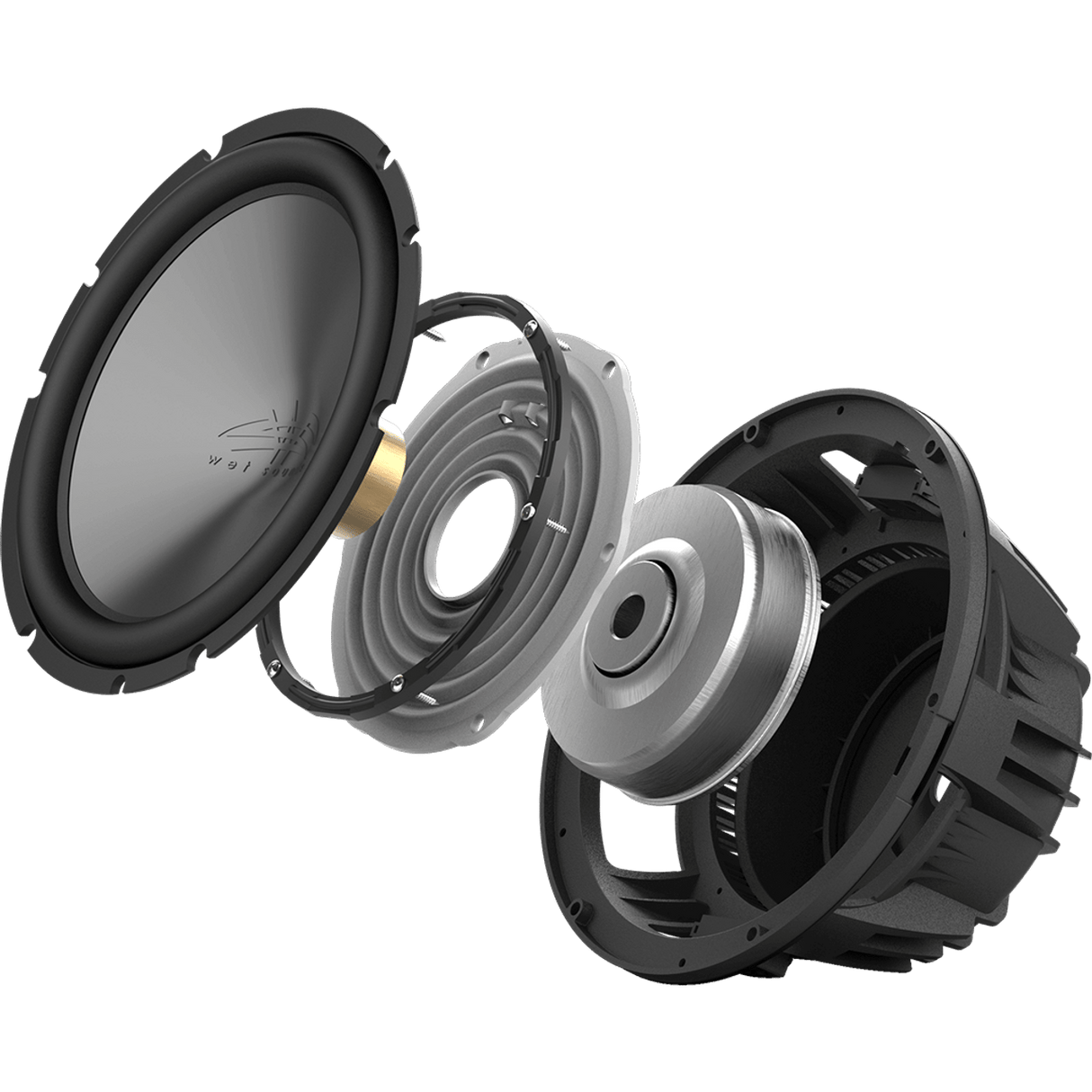 REVO 12 HP S4 V3 | Wet Sounds REVO Series 12-inch High-Power Marine Subwoofer - 4Ω Black