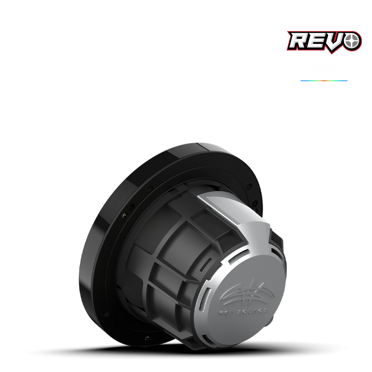 REVO 6 XW-B V3 | REVO Series 6.5-inch High-Output Component Style Coaxial Speakers w/ XW-Black RGB Grilles