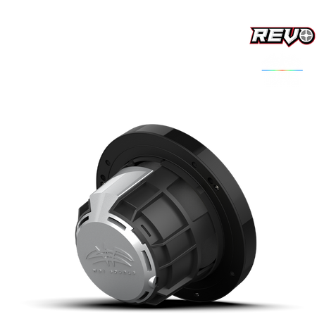 REVO 6 SW-B V3 | REVO Series 6.5-inch High-Output Component Style Coaxial Speakers w/ SW-Black RGB Grilles