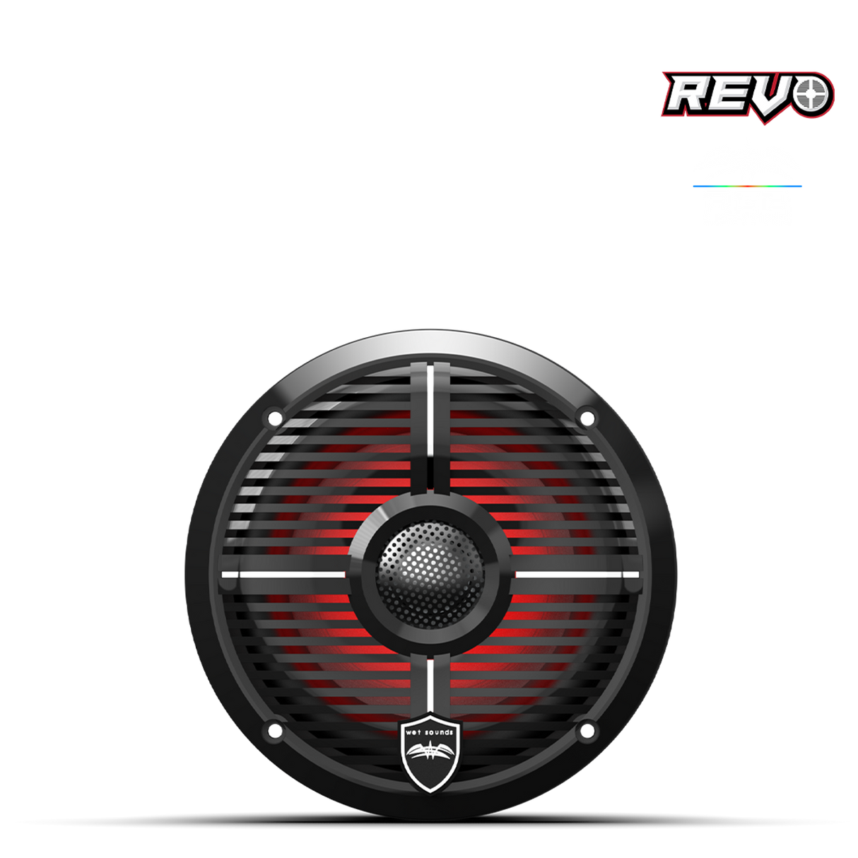 REVO 6 XW-B V3 | REVO Series 6.5-inch High-Output Component Style Coaxial Speakers w/ XW-Black RGB Grilles