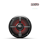 REVO 6 XW-B V3 | REVO Series 6.5-inch High-Output Component Style Coaxial Speakers w/ XW-Black RGB Grilles