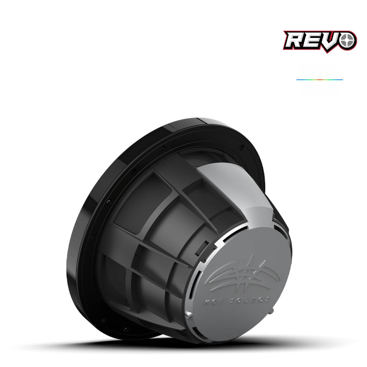 REVO 8-XSS | REVO Series 8-inch High-Output Component Style Coaxial Speakers w/ XS-Silver RGB Grilles