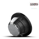 REVO 8 SW-B V3 | REVO Series 8-inch High-Output Component Style Coaxial Speakers w/ SW-Black RGB Grilles