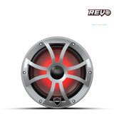 REVO 8-XSS | REVO Series 8-inch High-Output Component Style Coaxial Speakers w/ XS-Silver RGB Grilles