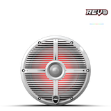 REVO 8 XW-W V3 | REVO Series 8-inch High-Output Component Style Coaxial Speakers w/ XW-White RGB Grilles