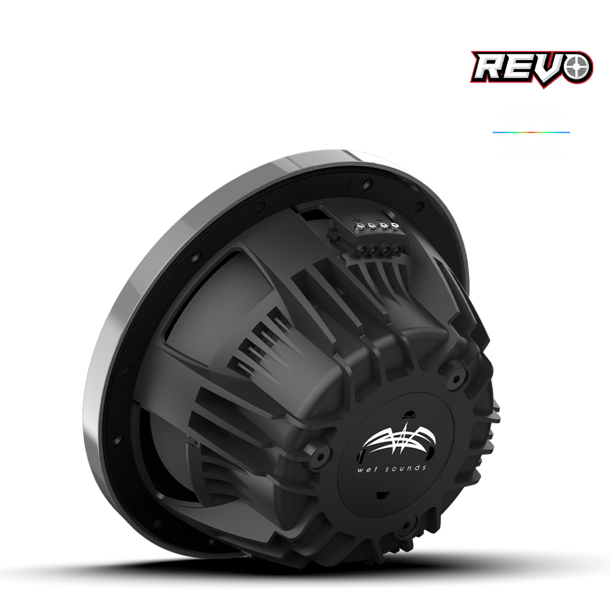 REVO CX-10 XS-S S2 | REVO Series 10-inch High-Output Component Style Coaxial Speakers w/ XS-Silver RGB Grilles