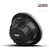 REVO CX-10 XS-G-SS S2 | REVO Series 10-inch High-Output Component Style Coaxial Speakers w/ XS-Gunmetal-Stainless Steel RGB Grilles