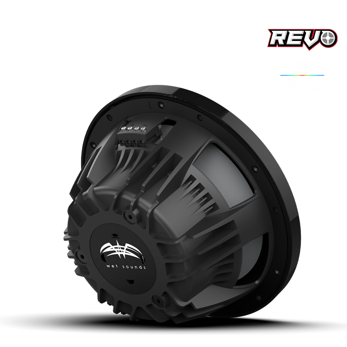 REVO CX-10 XW-B S2 | REVO Series 10-inch High-Output Component Style Coaxial Speakers w/ XW-Black RGB Grilles