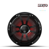 REVO CX-10 SW-B S2 | REVO Series 10-inch High-Output Component Style Coaxial Speakers w/ SW-Black RGB Grilles