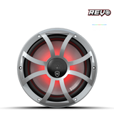 REVO CX-10 XS-S S2 | REVO Series 10-inch High-Output Component Style Coaxial Speakers w/ XS-Silver RGB Grilles