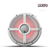 REVO CX-10 XW-W S2 | REVO Series 10-inch High-Output Component Style Coaxial Speakers w/ XW-White RGB Grilles