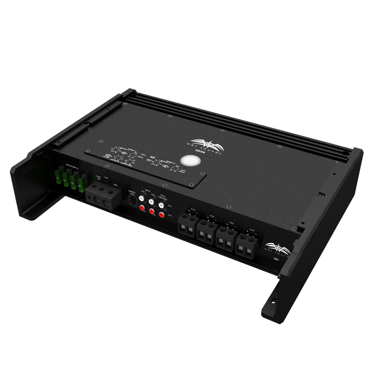 Sinister-SDX4 | Wet Sounds 4 Channel Marine Amplifier