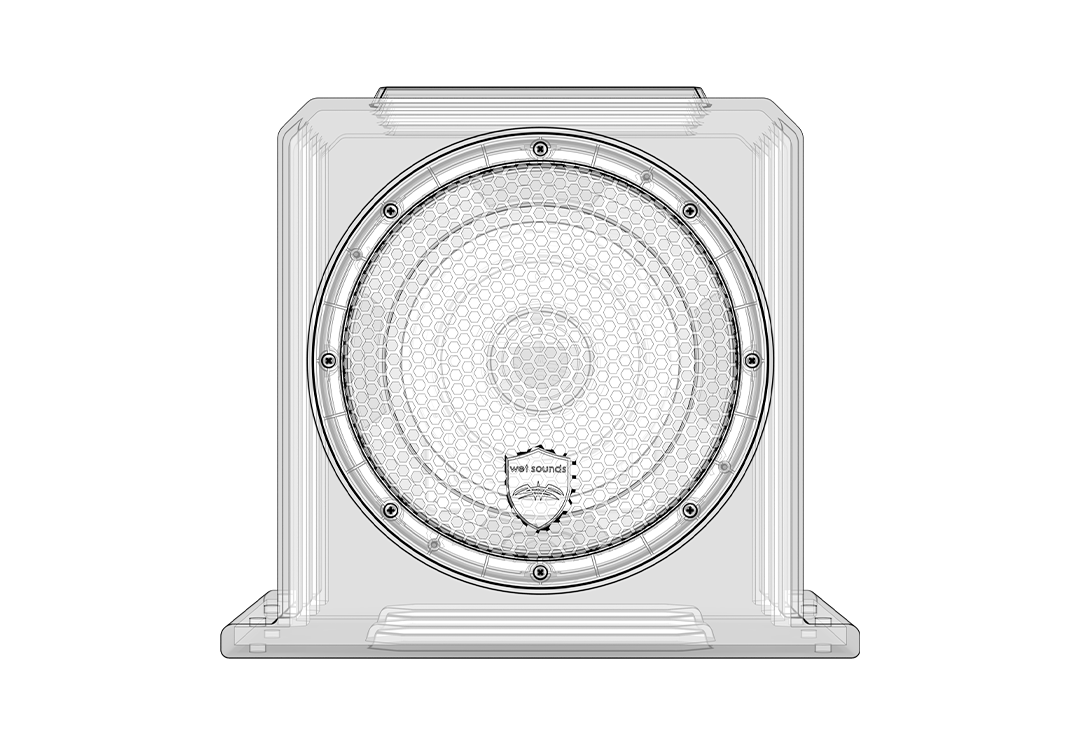 STEALTH AS-10 | Wet Sounds™ 10-inch Powered Marine Sub Enclosure